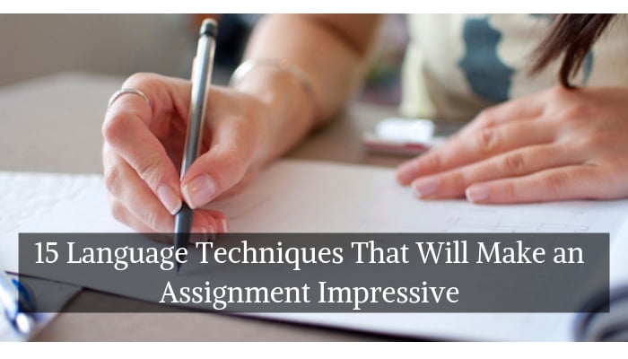 Language Techniques That Will Make an Assignment Impressive